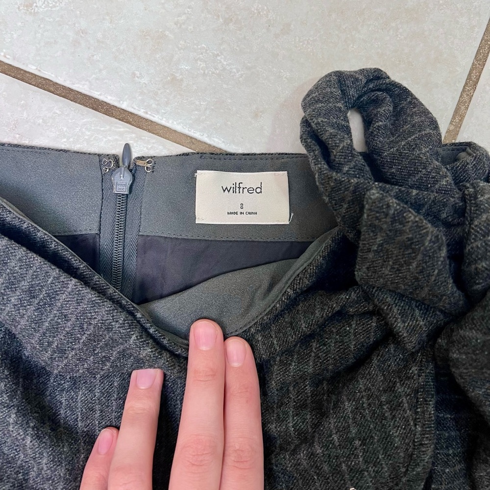 Wilfred Wool Wrap Skirt